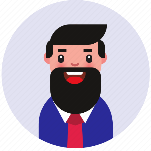 Director, beard, man, profile, picture icon - Download on Iconfinder