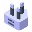 charger, isometric, computer