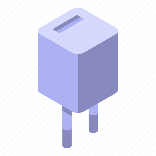 Gadget, charger, isometric icon - Download on Iconfinder