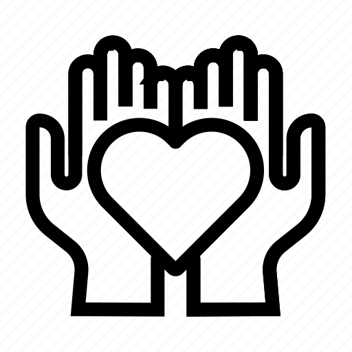 Charity, care hand, hands, love, donation, protection icon - Download on Iconfinder