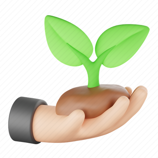 Botanical, growth, plant, tree, charity, donation, fundraising 3D illustration - Download on Iconfinder