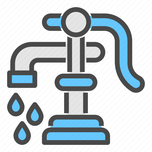 Water, pump, charity, donation icon - Download on Iconfinder
