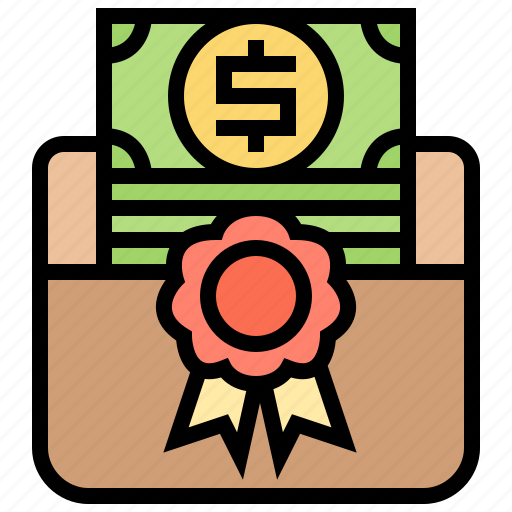 Allowance, award, certificate, grant, scholarship icon - Download on Iconfinder