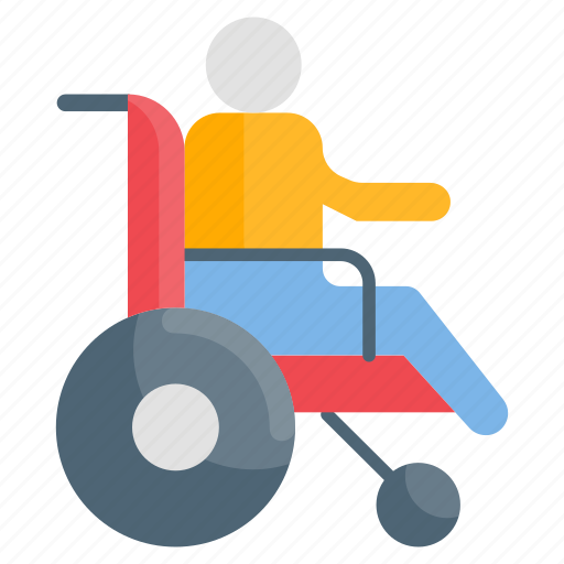 Wheelchair, disability, handicapped, handicap, man, medical icon - Download on Iconfinder