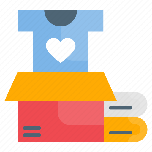 Donation, donate, charity, cloth donate, help, tshirt, give clothes icon - Download on Iconfinder