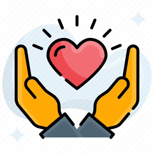 Donation, donate, money, care, heart, love, hand icon - Download on Iconfinder