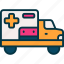 ambulance, medicine, hospital, transportation, vehicle 