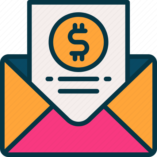 Email, payment, money, coin, advertising icon - Download on Iconfinder