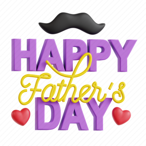 Happy, fathers, happy fathers day, celebration, garland, event icon - Download on Iconfinder