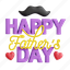 happy, fathers, happy fathers day, celebration, garland, event 