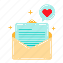 letter, message, notification, envelope, heart, charity, donation, international day of charity