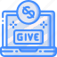 care, charity, donation, give, laptop, love 