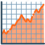 growth, graph, index, percentage, chart, statistics 