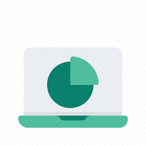 Analytics, chart, computer, graph, laptop, pie, statistics icon - Download on Iconfinder