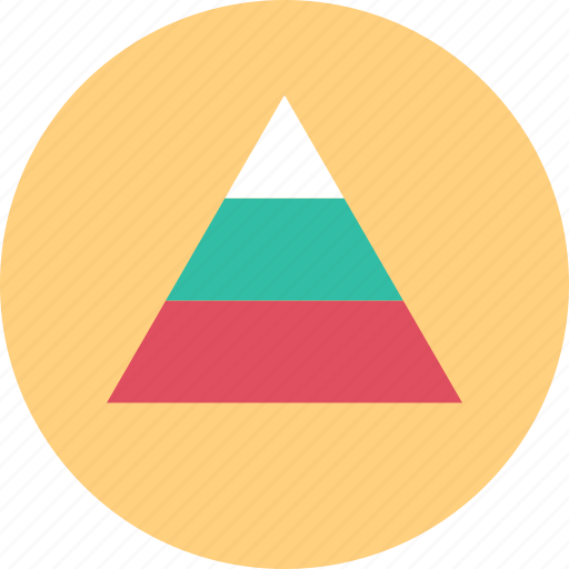 Data, graphic, graphical, pyramid icon - Download on Iconfinder