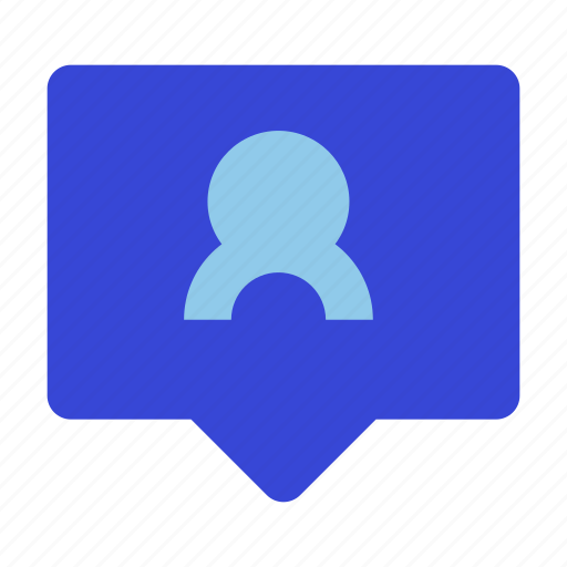 Chat, bubble, user, conversation, comment, speech, communication icon - Download on Iconfinder