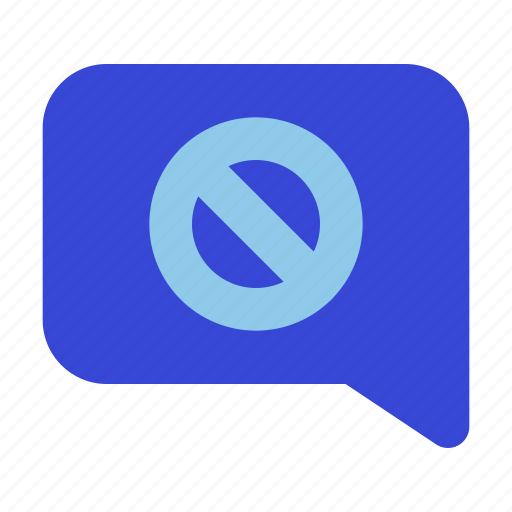 Comment, block icon - Download on Iconfinder on Iconfinder