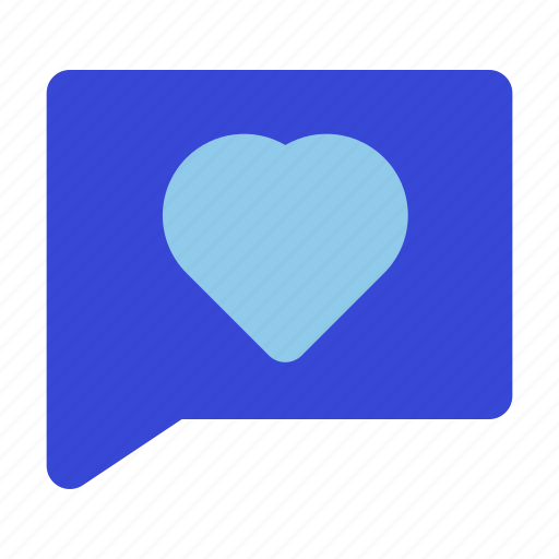 Comment, heart, conversation, bubble, phone, communication icon - Download on Iconfinder