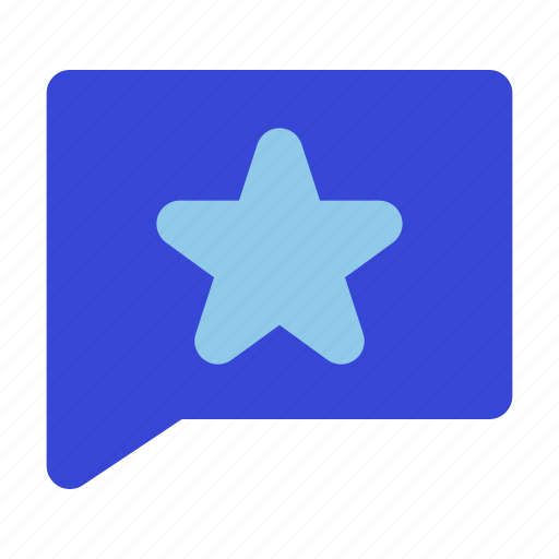 Comment, star, conversation, bubble, phone, hand, communication icon - Download on Iconfinder