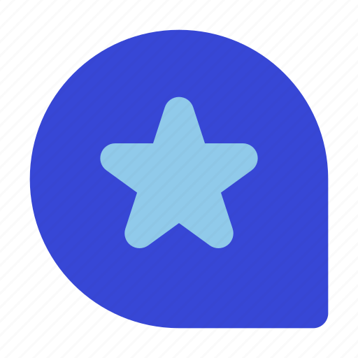 Comment, star, conversation, bubble, speech, communication, message icon - Download on Iconfinder
