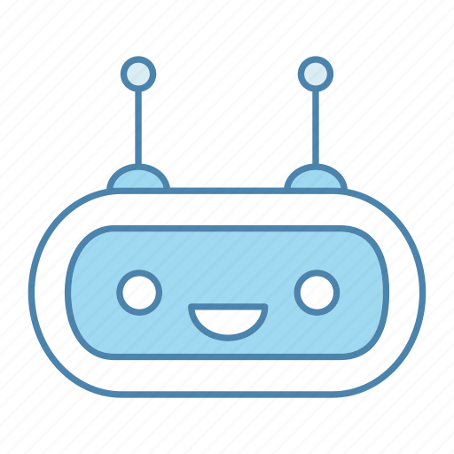 Bot, chat bot, chatbot, head, laughing, robot, robotics icon - Download on Iconfinder