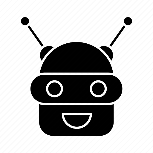 Android, chat bot, chatbot, head, laughing, robot, robotics icon - Download on Iconfinder