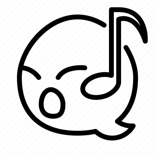 Emoji, emoticon, singing icon - Download on Iconfinder