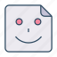 chat, happy face, emoji, face, happy, file, document 