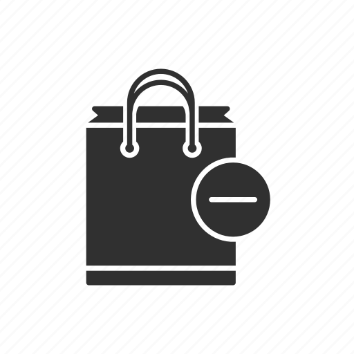 Bag, online shopping, remove to bag, shopping bag icon - Download on Iconfinder