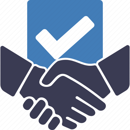 Agreement, deal, contract, handshake, partners, partnership, check icon - Download on Iconfinder