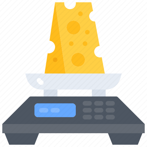 Cheese, scales, weight, food, shop, store icon - Download on Iconfinder