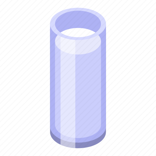 Milk, glass, isometric icon - Download on Iconfinder