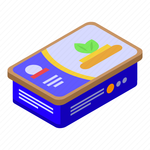 Cheese, butter, isometric icon - Download on Iconfinder