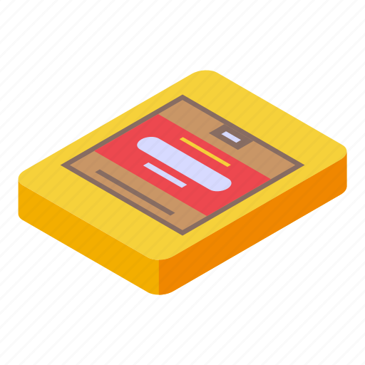 Cheese, product, isometric icon - Download on Iconfinder
