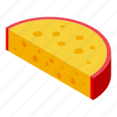 cheese, cow, isometric