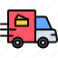 cheese, truck, car, delivery, food, shop, store 
