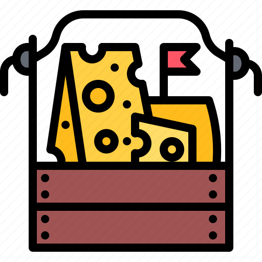 Cheese, box, set, food, shop, store icon - Download on Iconfinder