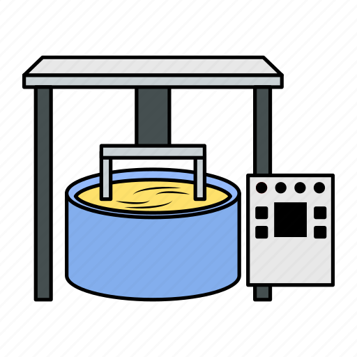 Cheese, melted, butter, mixer, machinery, automated, smart icon - Download on Iconfinder
