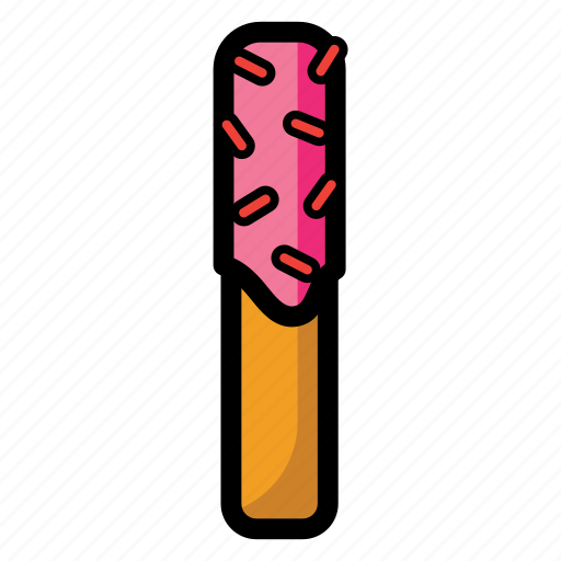 Cheese, cookies, cream, snack, stick, strawberry icon - Download on Iconfinder