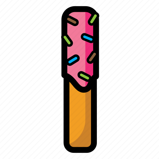 Cheese, cookies, cream, snack, stick, strawberry icon - Download on Iconfinder