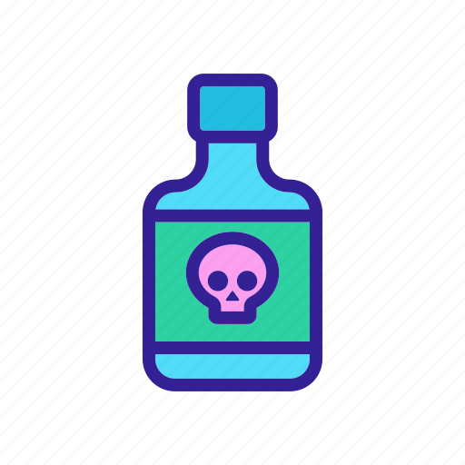 Chemical, contour, linear, poison, substance icon - Download on Iconfinder