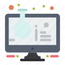 experiment, flask, lab, online, sample, test, tube 