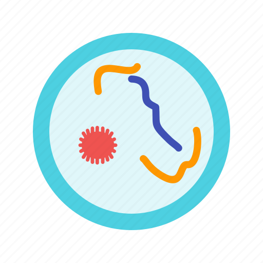 Bacteria, disease, epidemic, infection, micro, microscope, virus icon - Download on Iconfinder