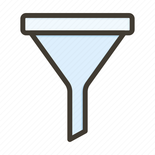 Funnel, filter, science, sorting, chemistry icon - Download on Iconfinder