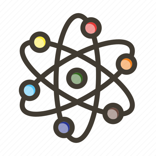 Atom, science, molecule, physics, chemistry icon - Download on Iconfinder