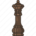 queen, challenge, chess, piece, play