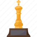 trophy, winner, chess, achievement, competition