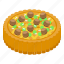 chestnut, cake, isometric 