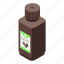 chestnut, oil, bottle, isometric 