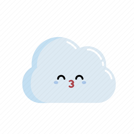 Chibi, cloud, facial expression, happy, character, cheery, cloudy icon - Download on Iconfinder